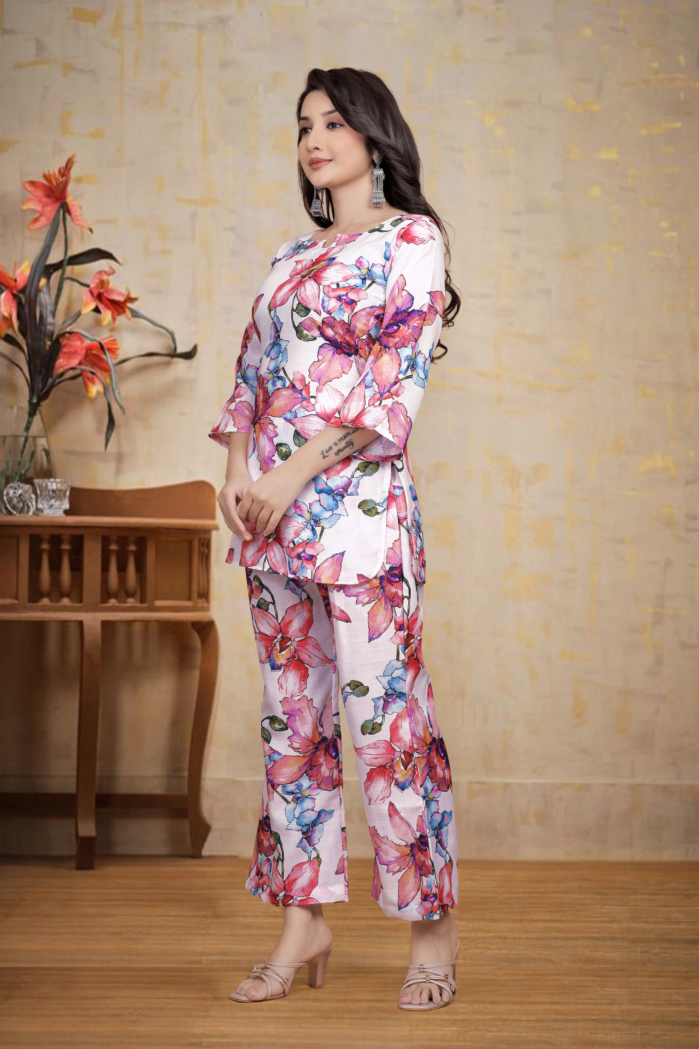 Premium Pure Linen Co-ord Sets for Women – Ready to Wear 2-Piece Outfit | Stylish & Comfortable Matching Set