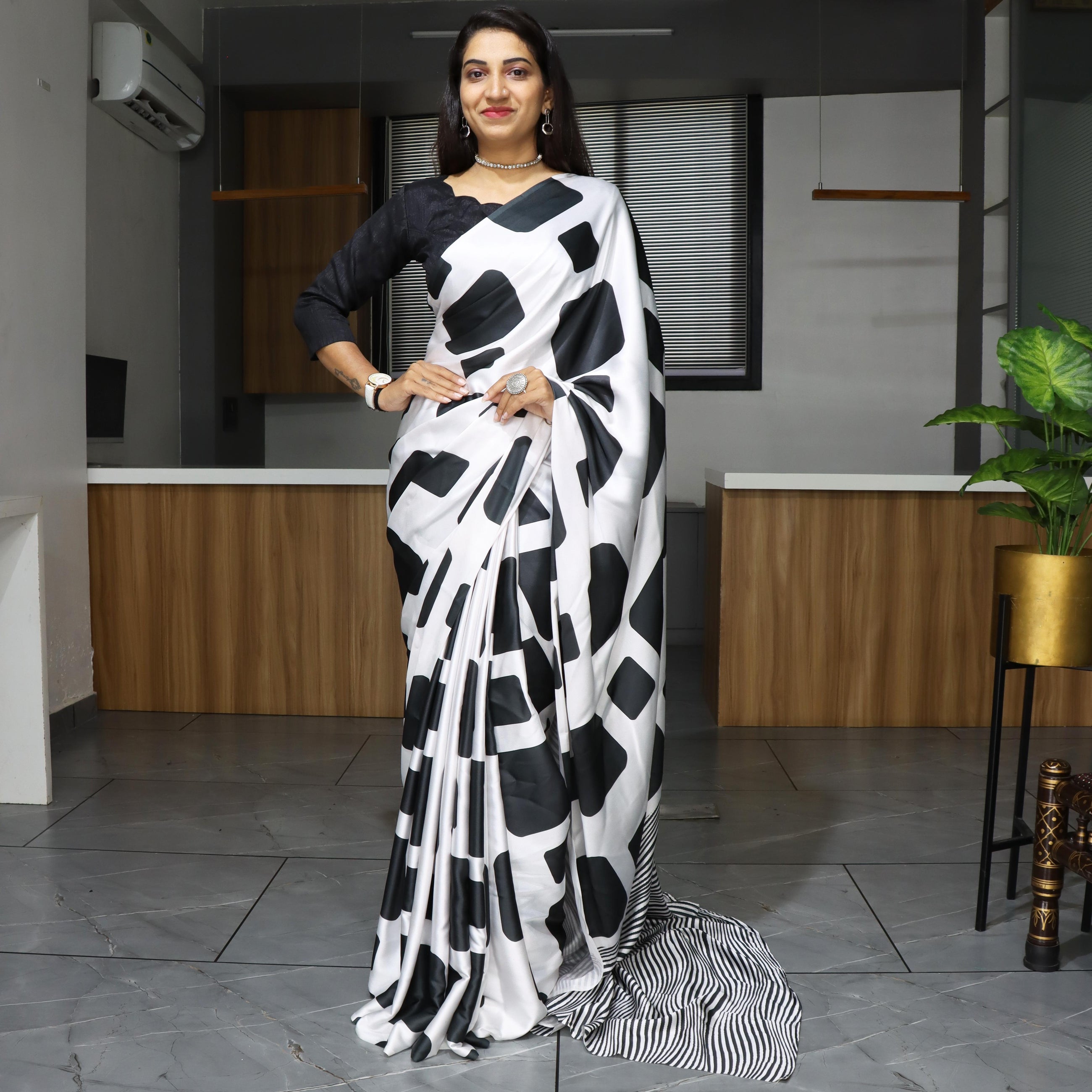 Pure Japan Satin Sarees