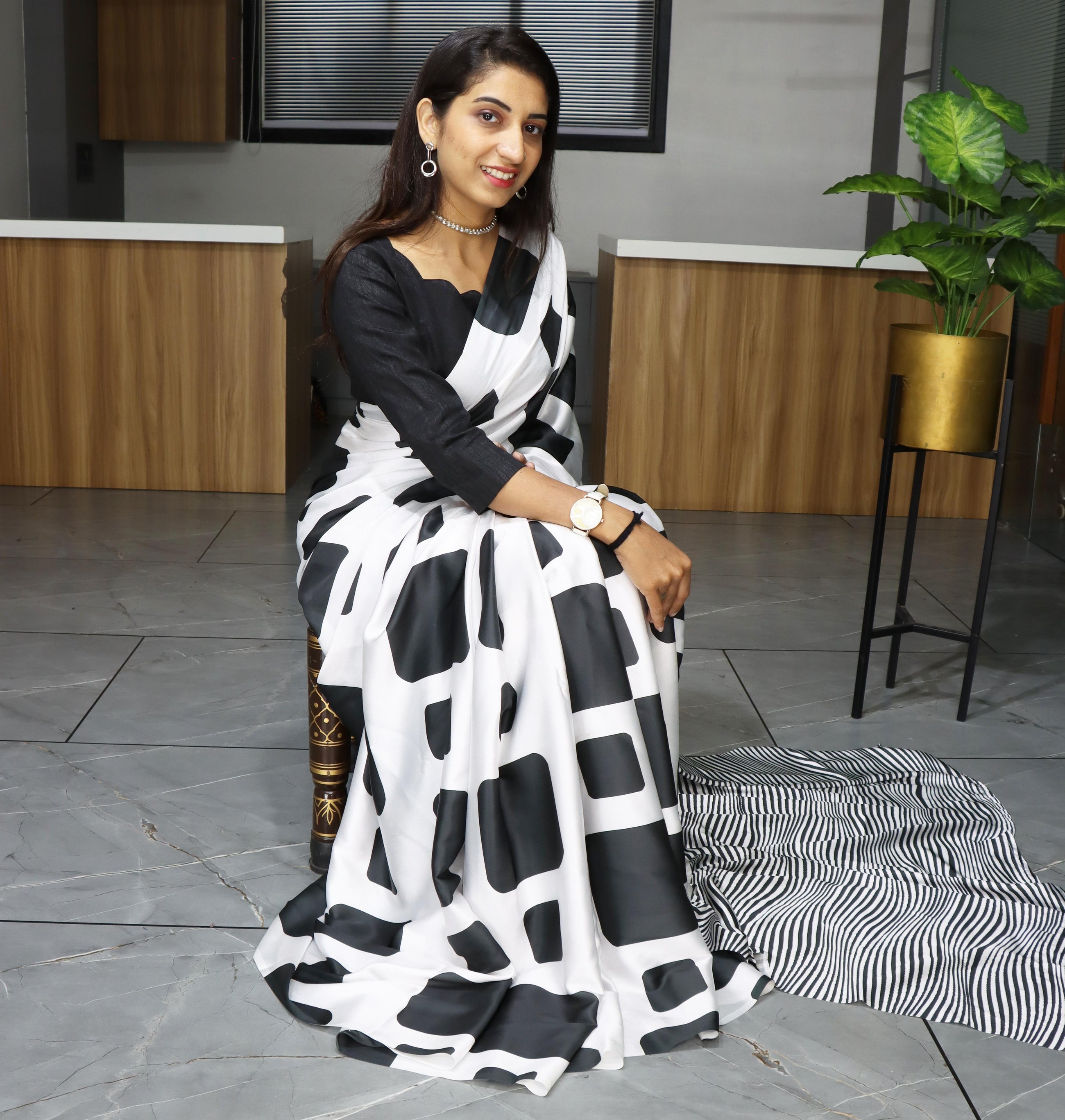 Pure Japan Satin Sarees