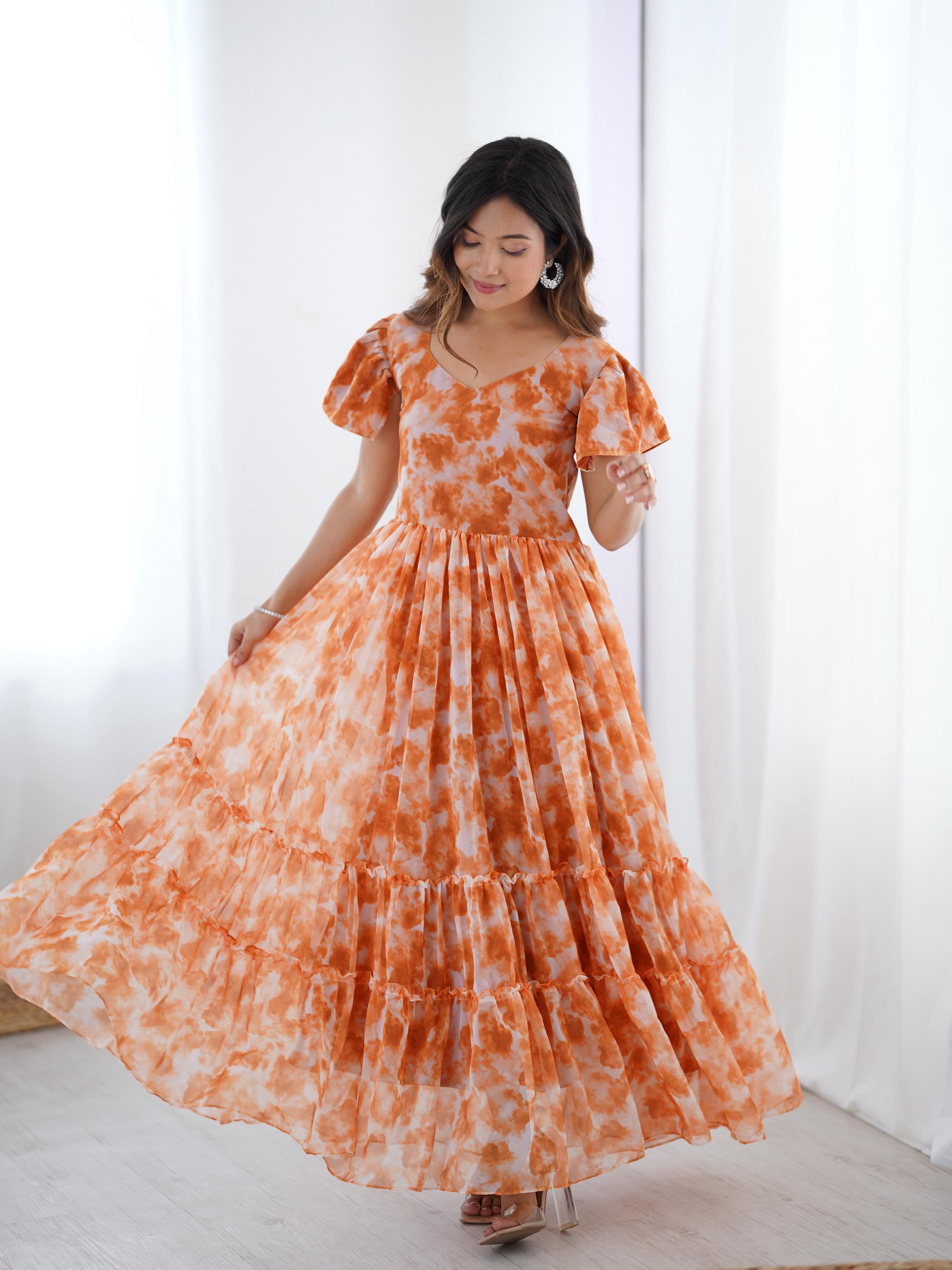 Colorful Clouds Designer Kurtis πβ¨