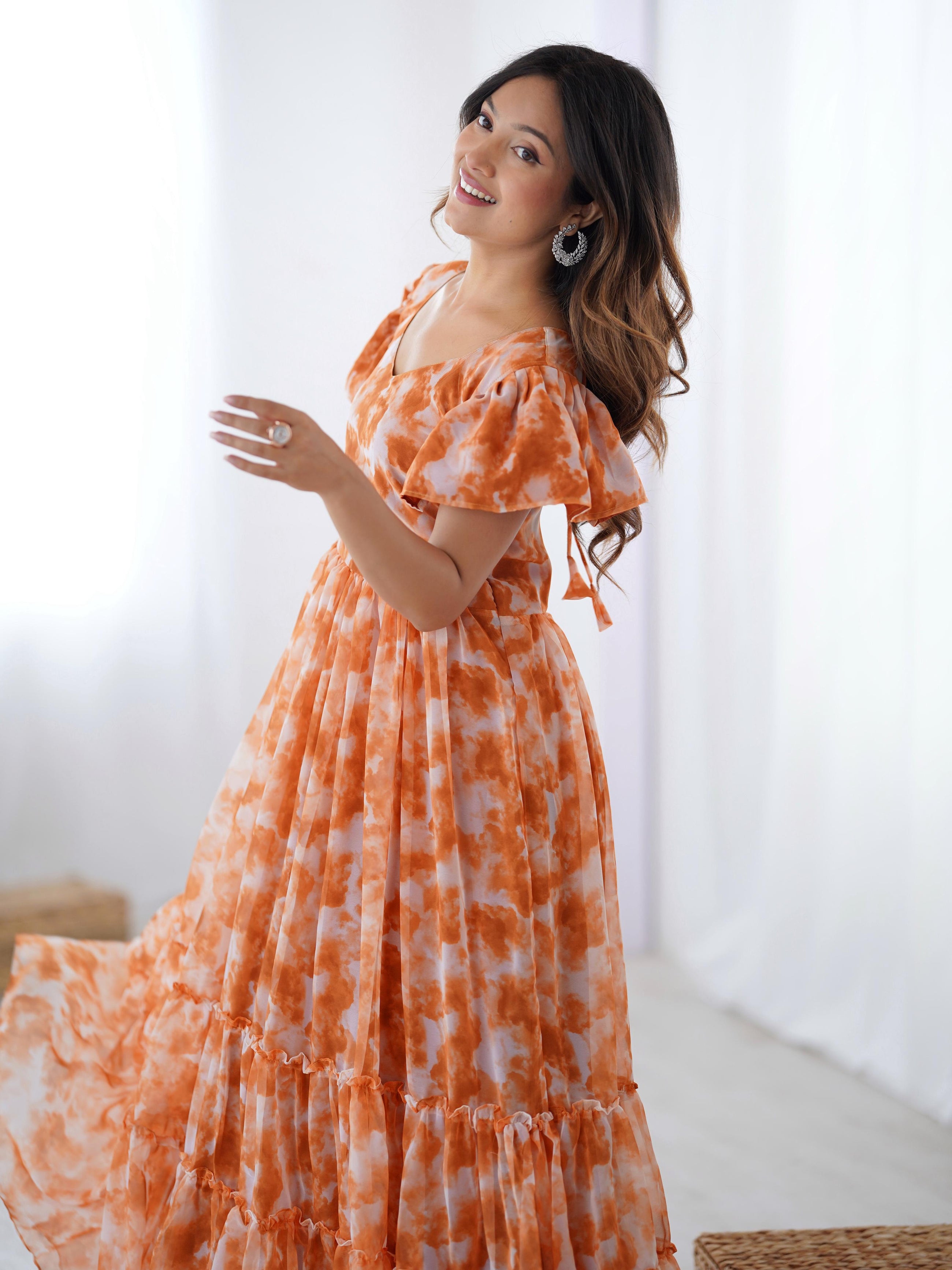 Colorful Clouds Designer Kurtis πβ¨