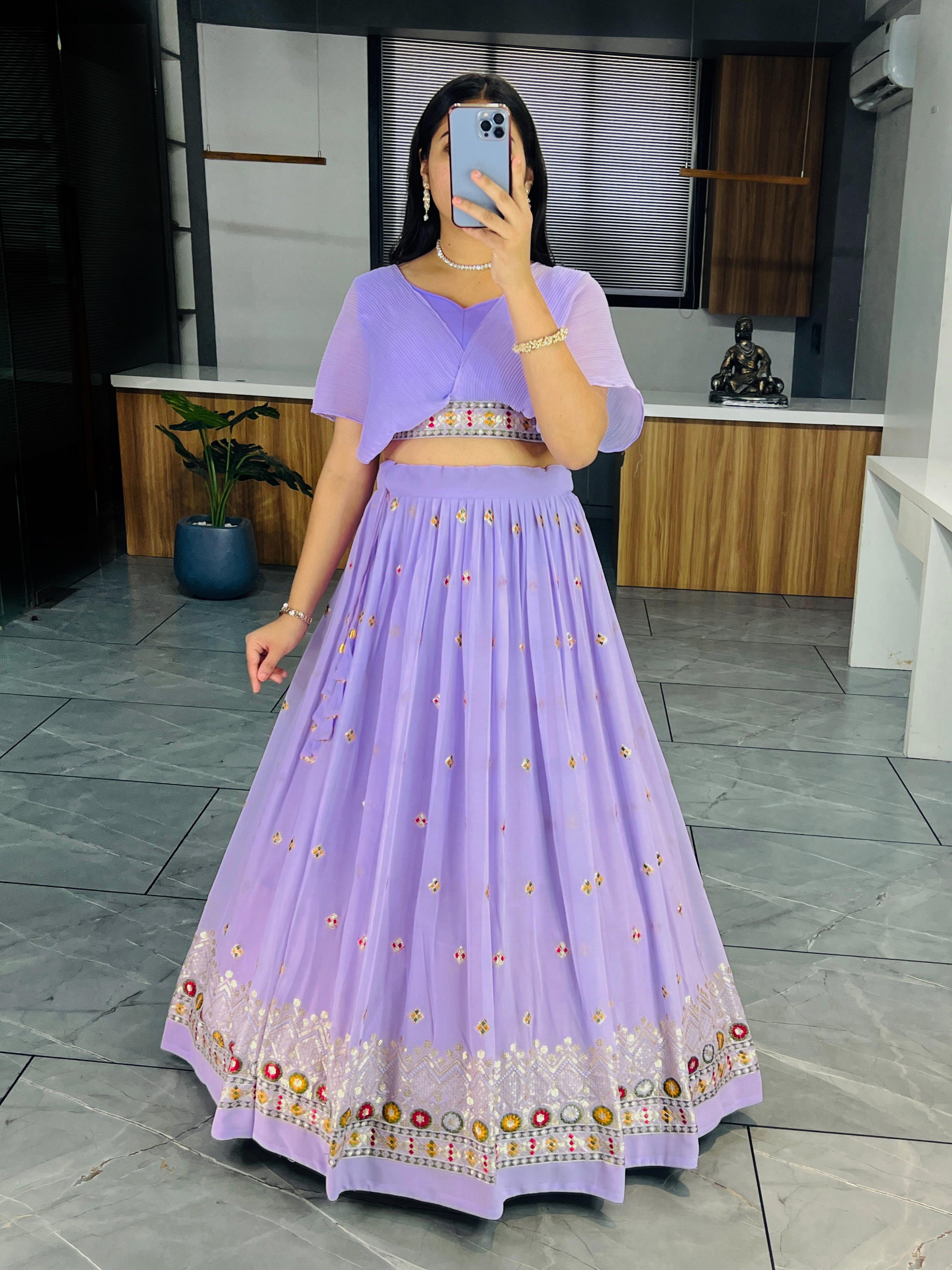Modern Crop Top Lehengas With This Intriguing Crop Top Design