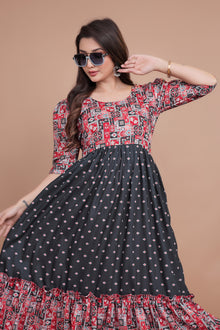 Premium Pure Muslin Designer Gown for Women – Ready to Wear | Elegant Long Flared Gown with Heavy Micro Cotton Lining