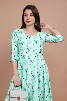 Amazing Desigener Gown With Beautiful Digital Print