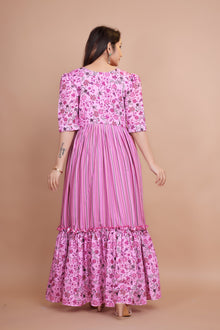 Amazing Beautiful Pure Muslin Gown For Women's