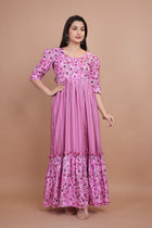 Amazing Beautiful Pure Muslin Gown For Women's