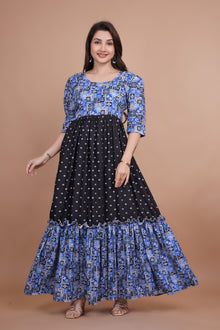 Beautiful Designer Gown With Mix & Match Designing