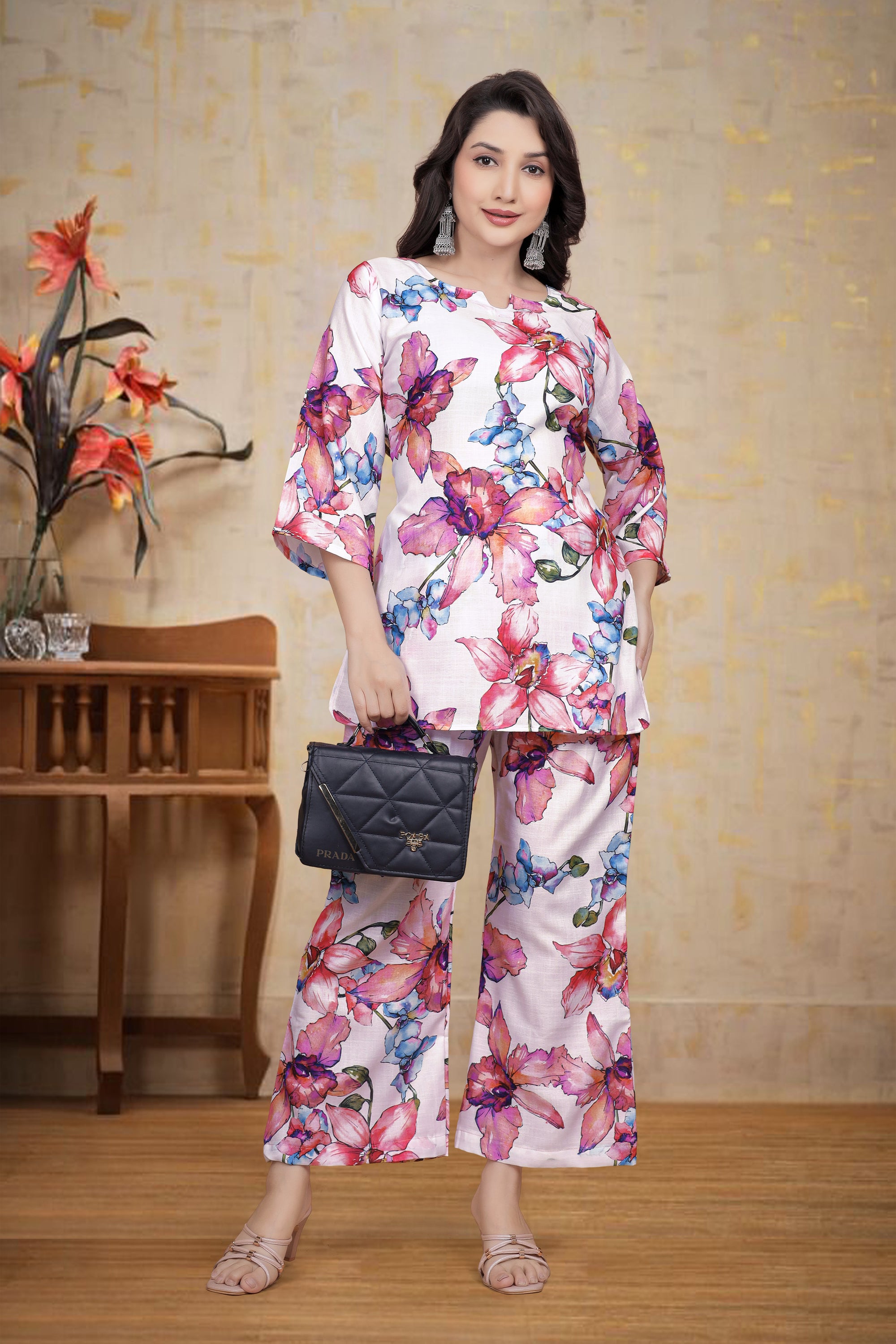 Premium Pure Linen Co-ord Sets for Women – Ready to Wear 2-Piece Outfit | Stylish & Comfortable Matching Set