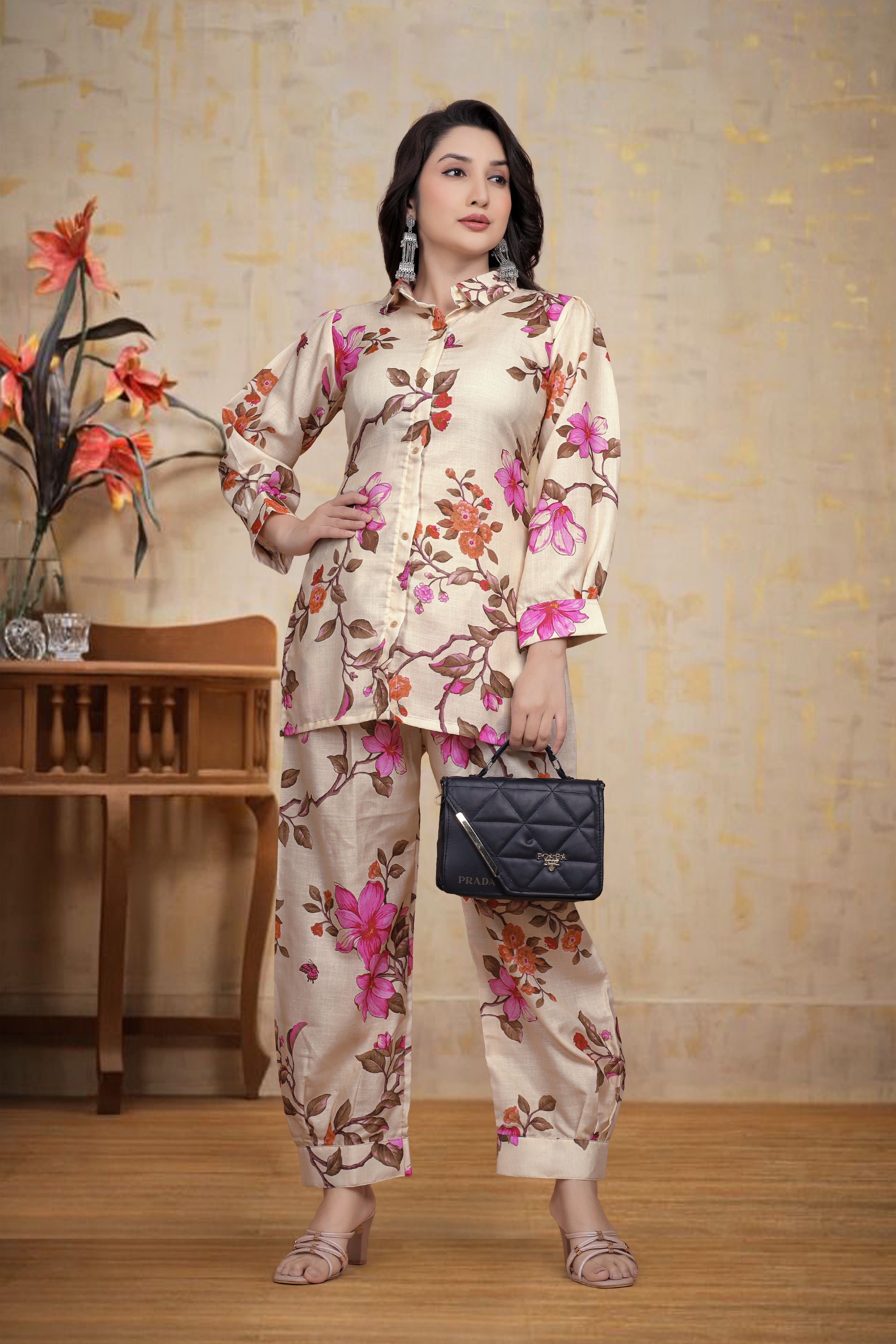 Premium Pure Linen Co-ord Sets for Women – Ready to Wear 2-Piece Outfit | Stylish & Comfortable Matching Set