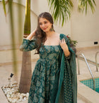 Green Anarkali Suit 3 PIS