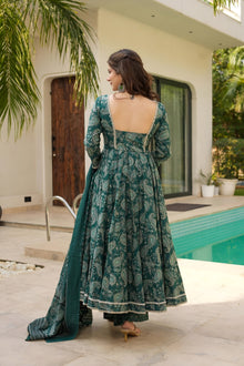 Green Anarkali Suit 3 PIS