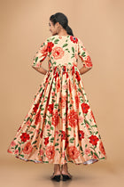 Amazing Pure Satin Designer Gown for Women – 6 Meter Flair | Green Partywear Gown | Ready to Wear