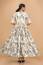 Beautiful Pure Satin Designer Gown for Women – 6 Meter Flair | Green Partywear Gown | Ready to Wear