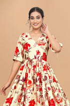 Beautiful Pure Satin Designer Gown for Women – 6 Meter Flair | Green Partywear Gown | Ready to Wear