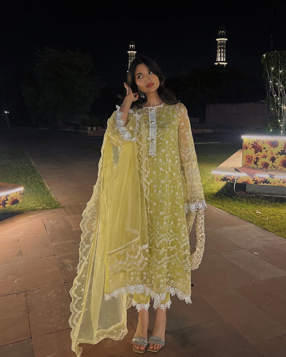 DESIGNER HEAVY SOFT NET CHINE WORK WITH ZIPYO LESS FANCY TOP-PENT DUPATTA SET