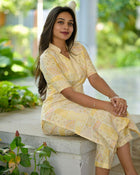 Yellow Kurti Pent