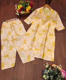 Yellow Kurti Pent