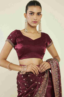 Soft Burberry Silk Saree💯