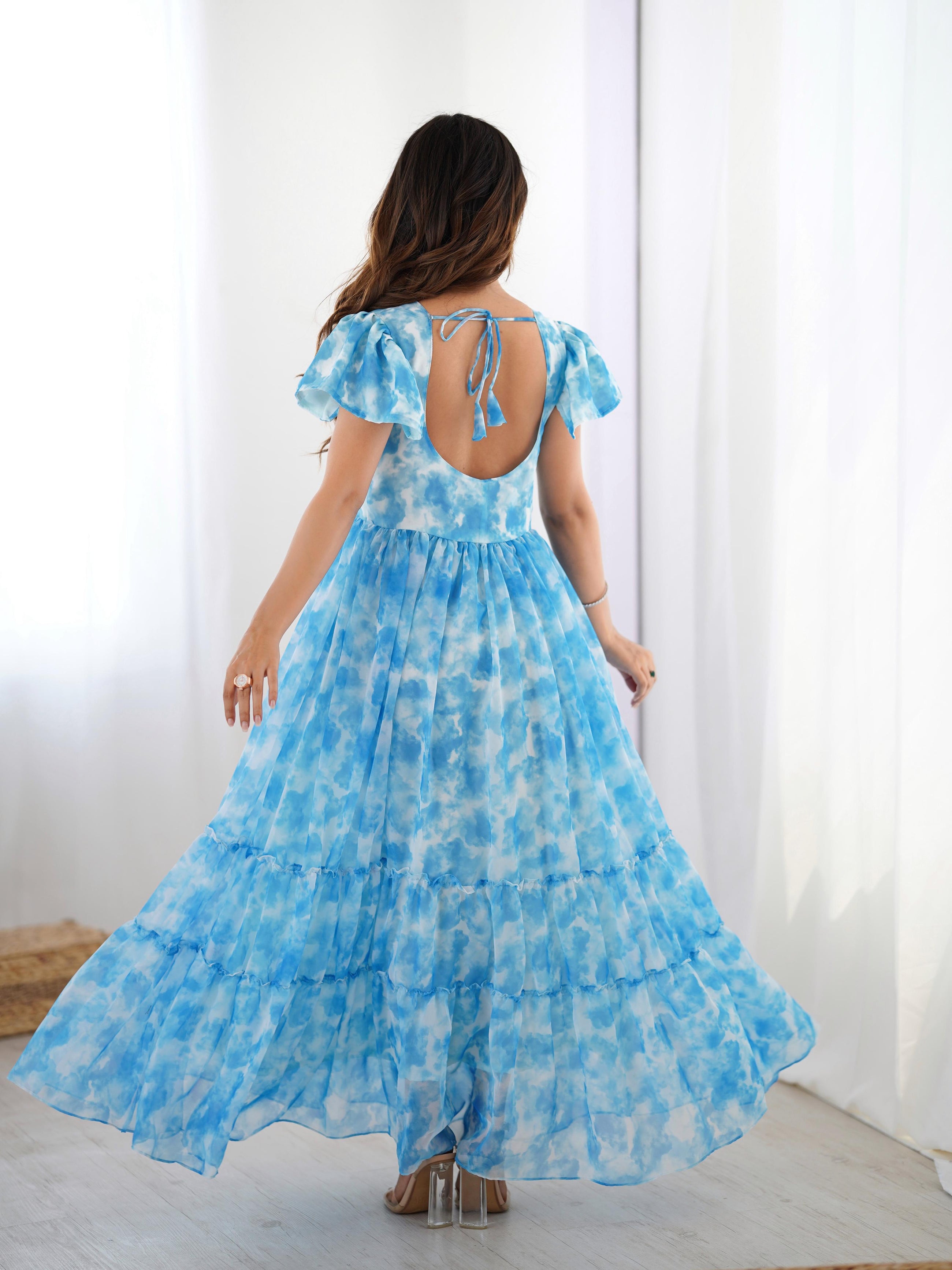 Colorful Clouds Designer Kurtis 👜✨