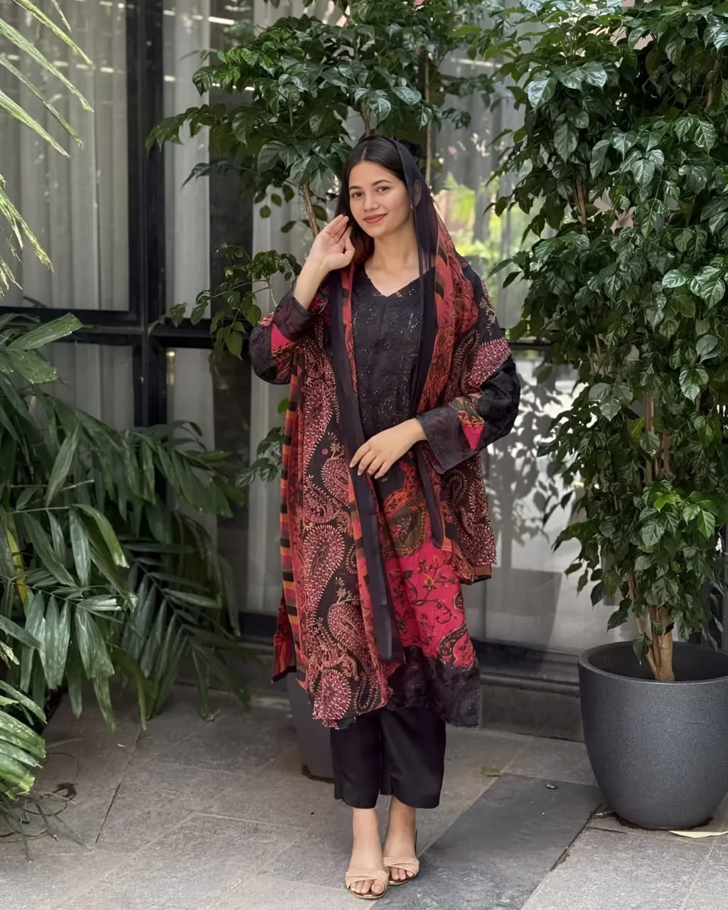 Muslin cotton Kurti Set🍁