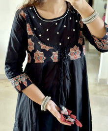 Black Anarkali kurta set🍁