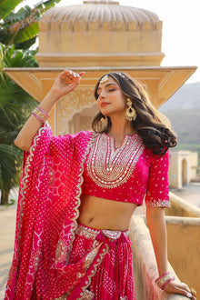 Embroidery Work With Digital Print Lehenga Choli ♀️