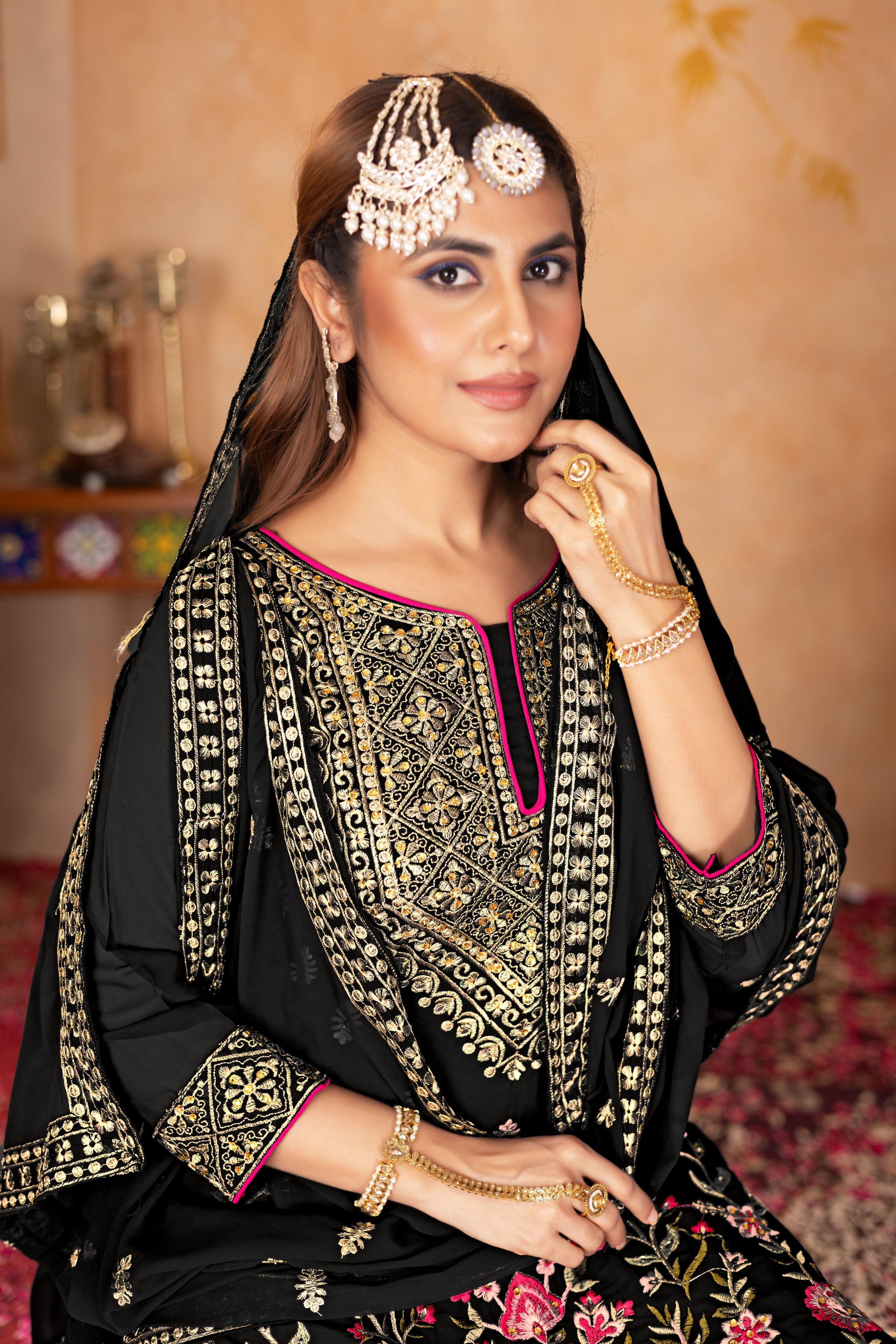 DESIGNER PARTY WEAR 3 PIS SUIT FOR WOMEN'S