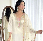 Heavy Roman Silk Beautiful Suit Set and Duppta