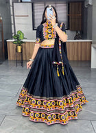 Traditional Gamthi Design Ethnic Women Lehenga Sets