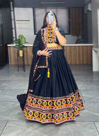 Traditional Gamthi Design Ethnic Women Lehenga Sets