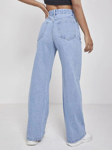 COMFORT WIDE-LEG JEANS FOR WOMENS