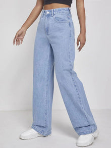 COMFORT WIDE-LEG JEANS FOR WOMENS