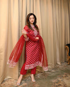 BEAUTIFUL KURTA SET WITH EMBROIDERY WORK