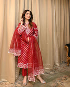 BEAUTIFUL KURTA SET WITH EMBROIDERY WORK