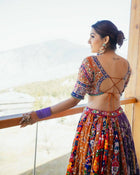 NEW DESIGNER PRINTED LAHENGA CHOLI IN HEVAY MUSLIN COTTON