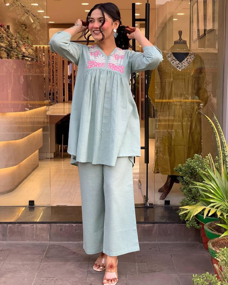 Beautiful Pure Cotton Cordset