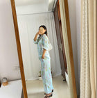 PASTEL WISTERIA FLORAL COORDSET