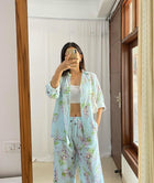 PASTEL WISTERIA FLORAL COORDSET