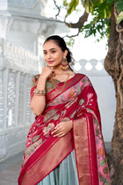 Tussar Silk Floral Print Lehenga Choli Set with Dupatta – Festive Wear Collection