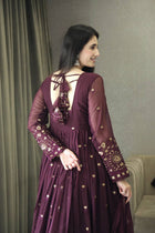 Purple Anarkali Suit 👗