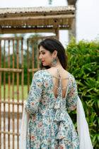 PREMIUM READYMADE  GOWN PANT AND DUPATTA SUIT SET FOR WOMENS