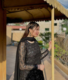Readymade Anarkali Black 3 PIS Suit
