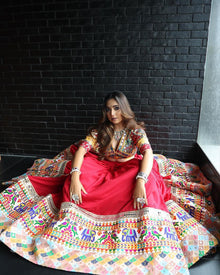 Navratri Red Lehenga Choli💃