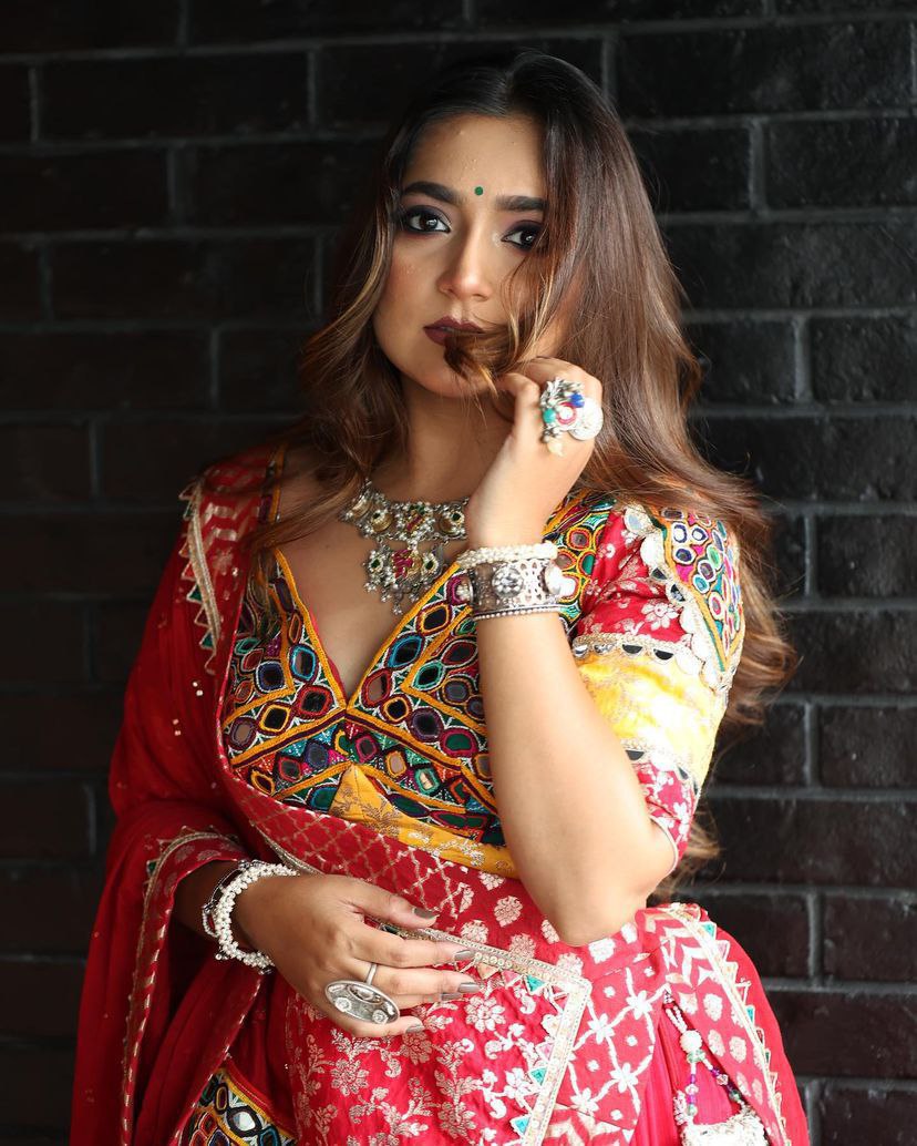 Navratri Red Lehenga Choli💃