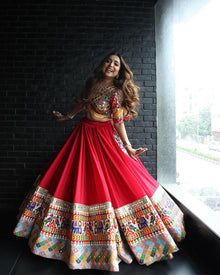 Navratri Red Lehenga Choli💃