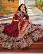 Maroon Chaniya Choli💃