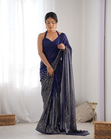 Most Beautiful and Attractive Heavy Georgette  Saree With Unstitched Blouse