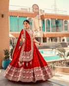 Red Party Wear Chaniya Choli