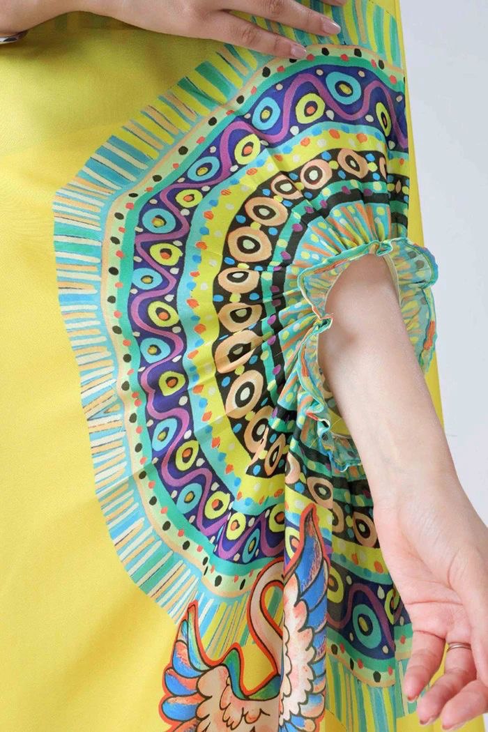 Ready To Wear Free-Hand Satin Saree👜✨