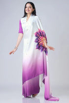 Ready To Wear Free-Hand Satin Saree👜✨